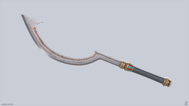 Anubis blade 3D मॉडल .c4d .max .obj .3ds .fbx .stl .blend 