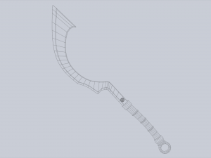 Anubis blade 3D Model