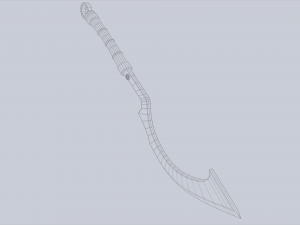 Anubis blade 3D Model