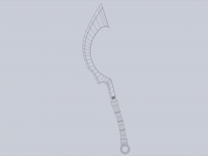 Anubis blade 3D Model