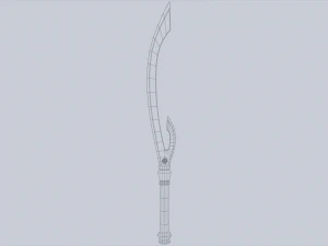 Anubis blade 3D Model