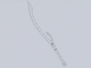 Anubis blade 3D Model