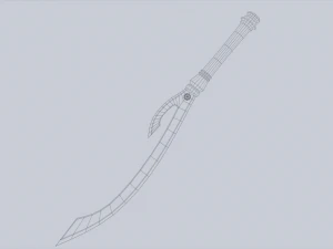 Anubis blade 3D Model