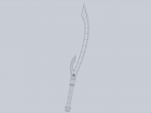 Anubis blade 3D मॉडल
