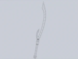 Anubis blade 3D Model