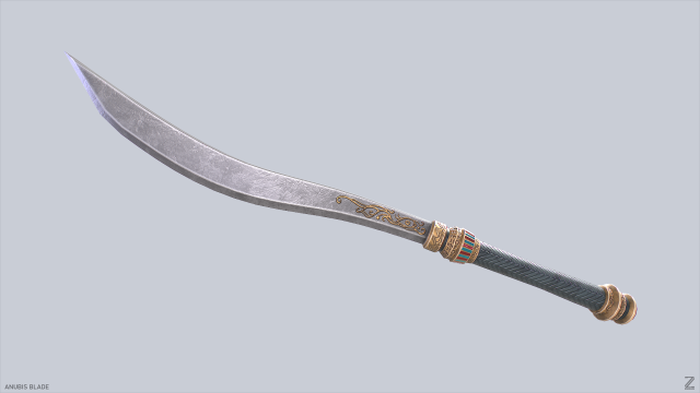 Anubis blade Modello 3D .c4d .max .obj .3ds .fbx .stl .blend 