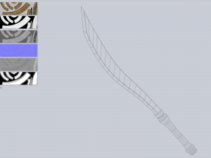 Anubis blade Modello 3D
