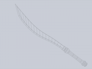 Anubis blade Modello 3D