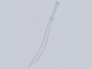 Anubis blade Modello 3D
