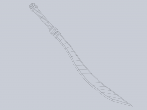 Anubis blade Modello 3D