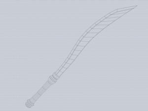 Anubis blade Modello 3D