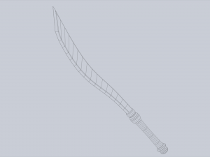 Anubis blade Modello 3D