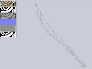 Anubis blade 3D Model