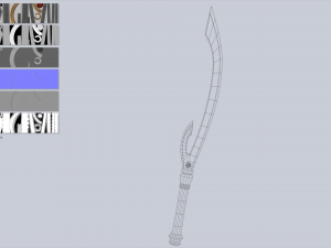 Anubis blade Model 3D