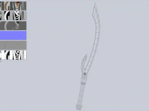 Anubis blade 3D Model
