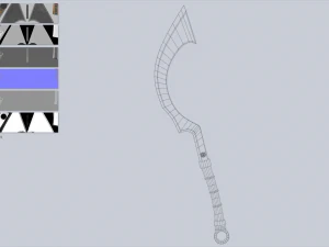 Anubis blade 3D Model