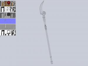 Anubis weapon 3D Model