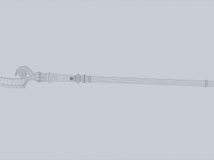 Anubis weapon 3D Model