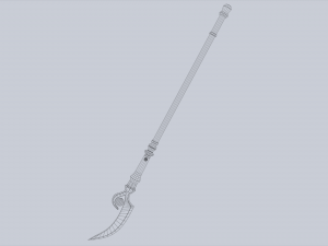 Anubis weapon 3D Model