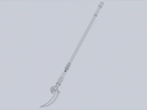 Anubis weapon 3D Model