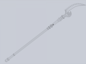 Anubis weapon 3D Model