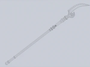 Anubis weapon 3D Model