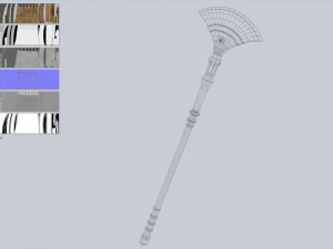 Anubis weapon 3D Model