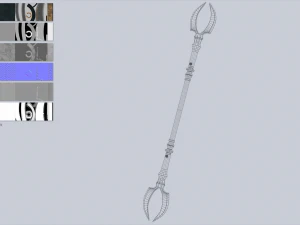 Anubis weapon 3D Model