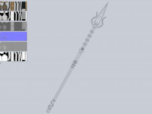 Anubis weapon 3D Model