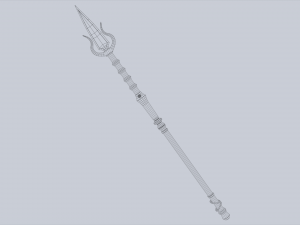 Anubis weapon 3D Model