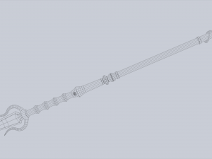Anubis weapon 3D Model