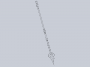 Anubis weapon 3D Model