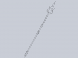 Anubis weapon 3D Model