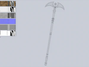 Anubis weapon 3D Model