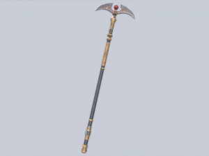 Anubis weapon 3D Model