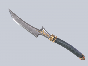 Anubis dagger 3D Model
