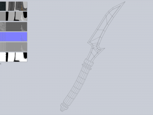 Anubis dagger Modelo 3D