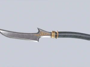 Adaga de An&uacute;bis Modelo 3D