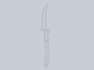 Anubis dagger Modelo 3D