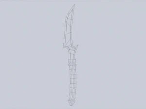 Adaga de An&uacute;bis Modelo 3D