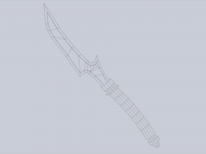 Anubis dagger Modelo 3D