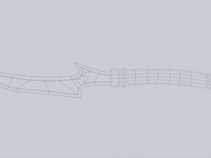 Anubis dagger Modelo 3D
