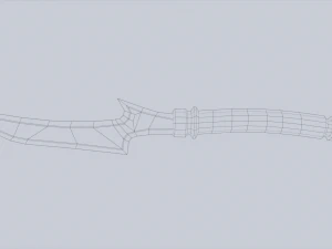 Adaga de An&uacute;bis Modelo 3D