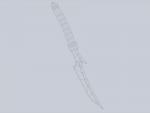 Anubis dagger Modelo 3D