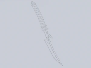 Adaga de An&uacute;bis Modelo 3D