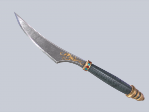 Anubis dagger 3D Model
