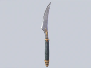 daga de anubis Modelo 3D