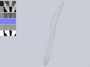 Anubis dagger 3D 模型