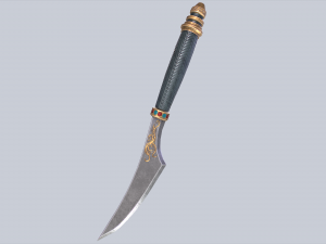 Anubis dagger 3D 模型