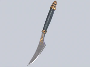 daga de anubis Modelo 3D